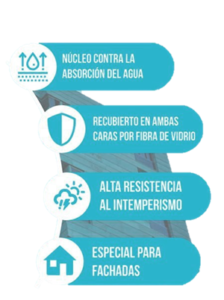 Plancha de yeso para exterior Glass Rey - Imagen 4